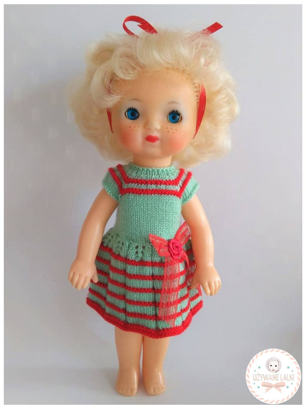Rosyjska lalka z czasów PRL - Używane lalki - naprawa lalek i pluszaków